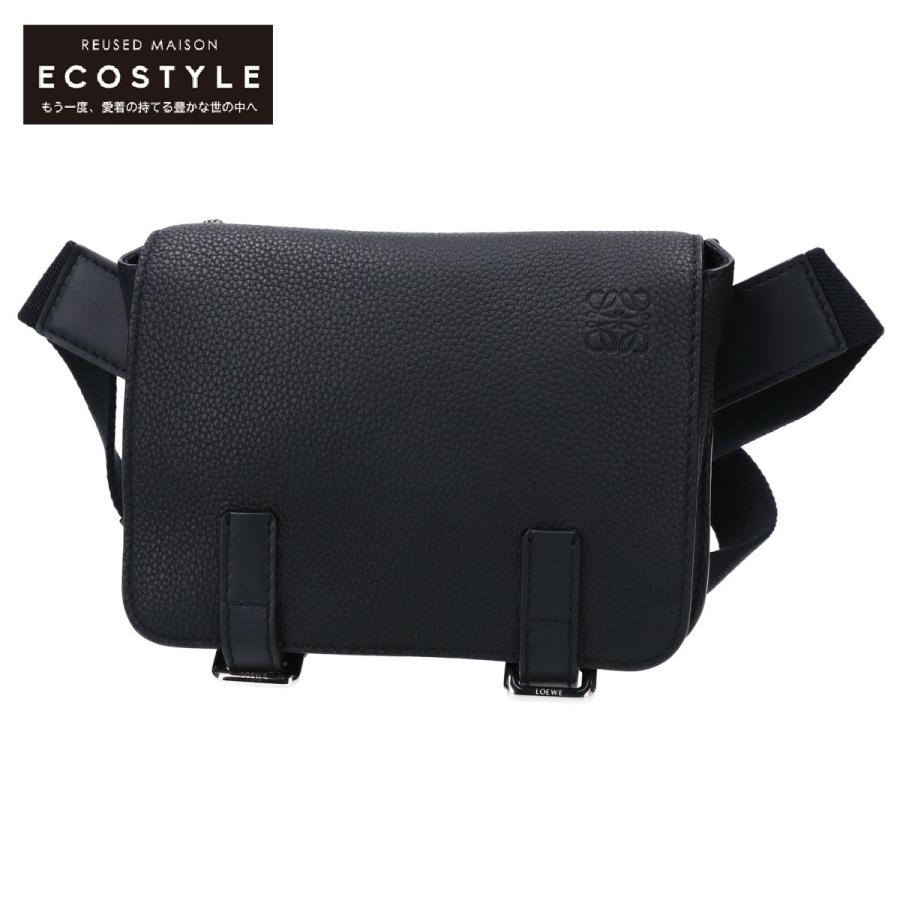 LOEWE 美品/ ロエベ 317.12AB23 ソフトグレインカーフ ミリタリー 