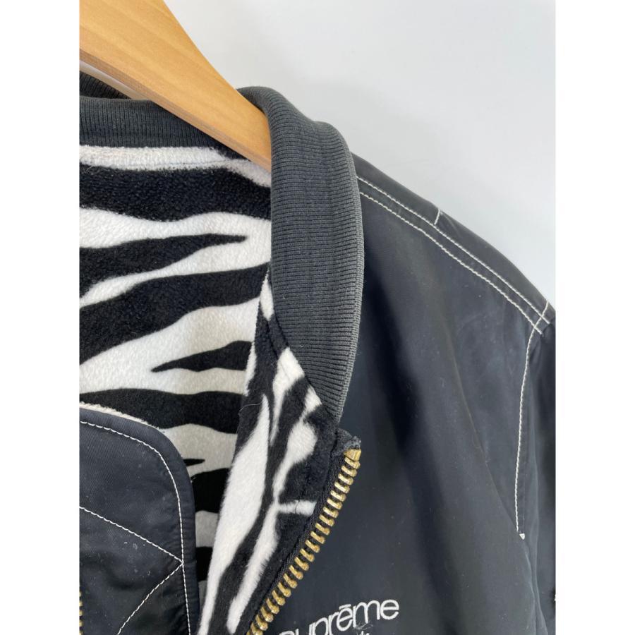Supreme（シュプリーム） 17SS ブラック ゼブラリバーシブル MA-1