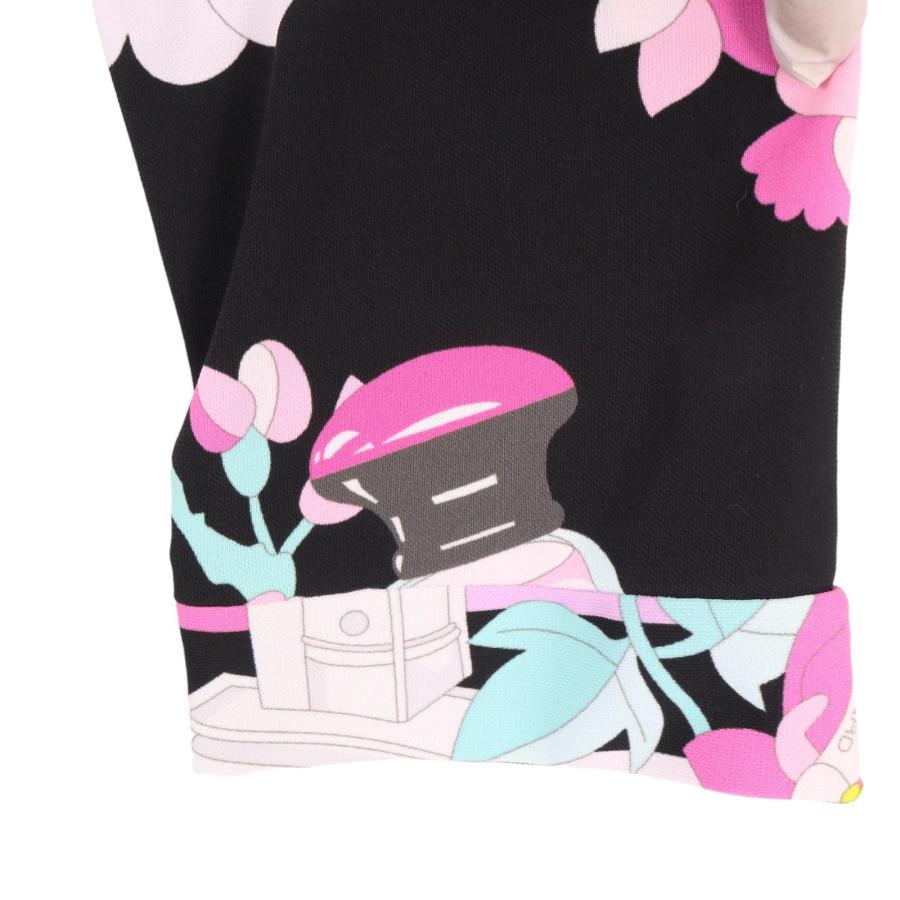 レオナール 0578016 花柄 総柄 香水瓶 長袖カットソー 38 LEONARD（レオナール） 0578016 花柄 総柄 香水瓶 長袖カットソー