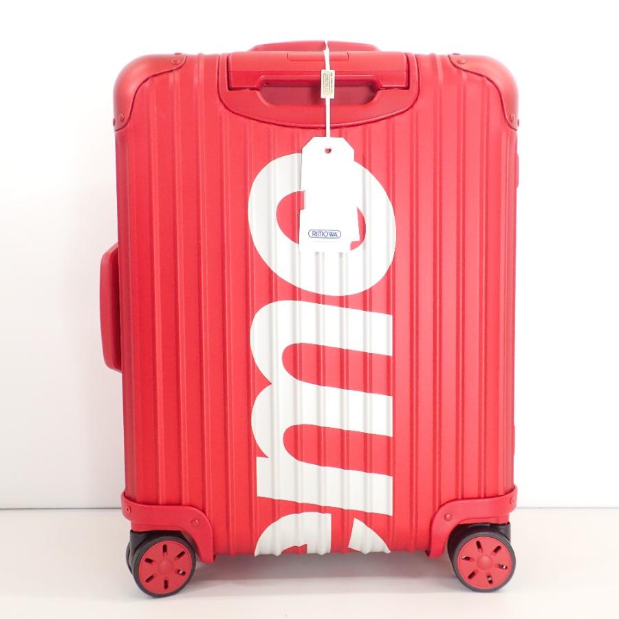 /新品同様  RIMOWA リモワ × Supureme シュプリーム 18SS トパーズ Topas マルチホイール 45L スーツケース｜wine-king｜04