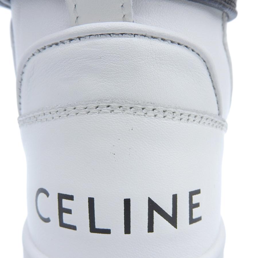 CELINE 美品 セリーヌ ハイカット スニーカー シューズ メンズ 