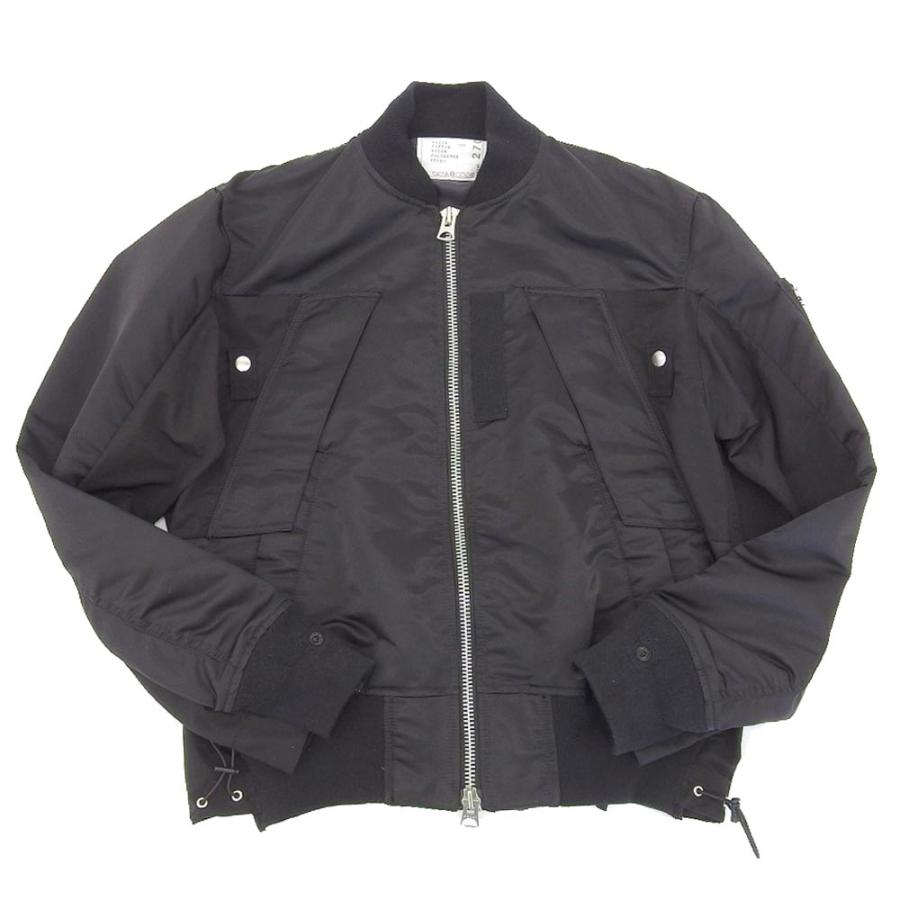 sacai 新品同様 サカイ ナイロンツイルミックスブルゾン メンズ sacai 新品同様 サカイ ナイロンツイルミックスブルゾン メンズ