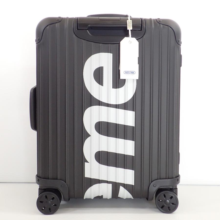 /美品  RIMOWA リモワ ×Supreme シュプリーム 18SS Topas ブラック スーツケース45L｜wine-king｜04