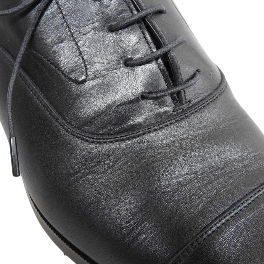 美品 三陽山長 友二郎 ストレートチップ レザー シューズ メンズ