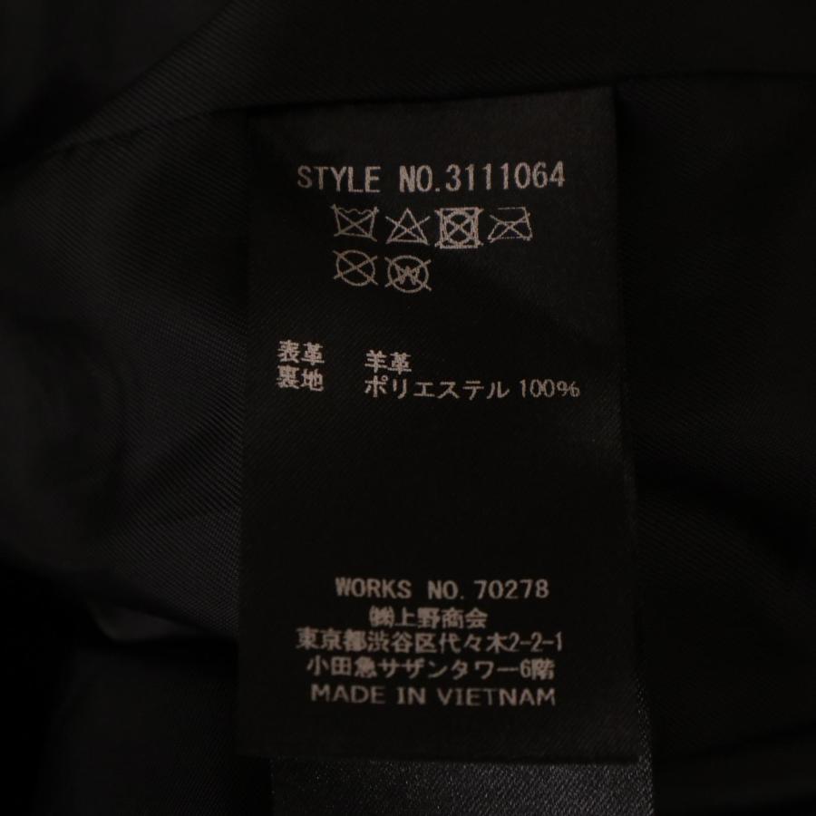 美品　Schott ブラック　シープスキン　コーチジャケット Schott SHEEP COACH JACKET シープ コーチジャケット