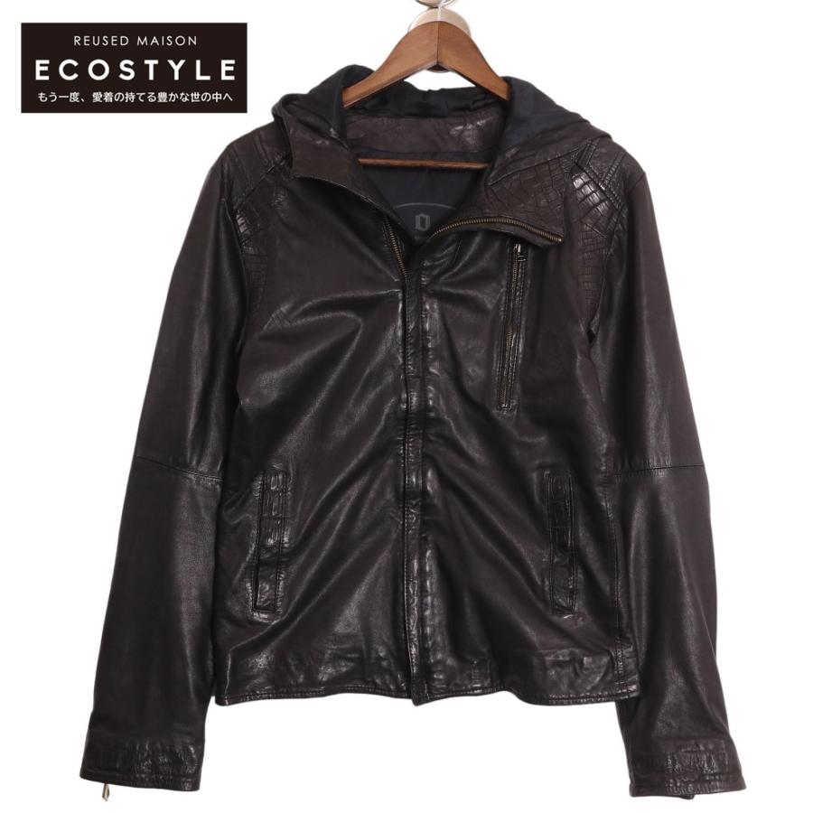 14th Addictionレザージャケット フード付き 14th Addiction フォーティーンスアディクション 【パーソナルジーザス