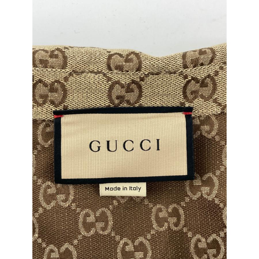 GUCCI（グッチ） 美品/国内正規/23SS 742707 GGリネン オープンカラ 