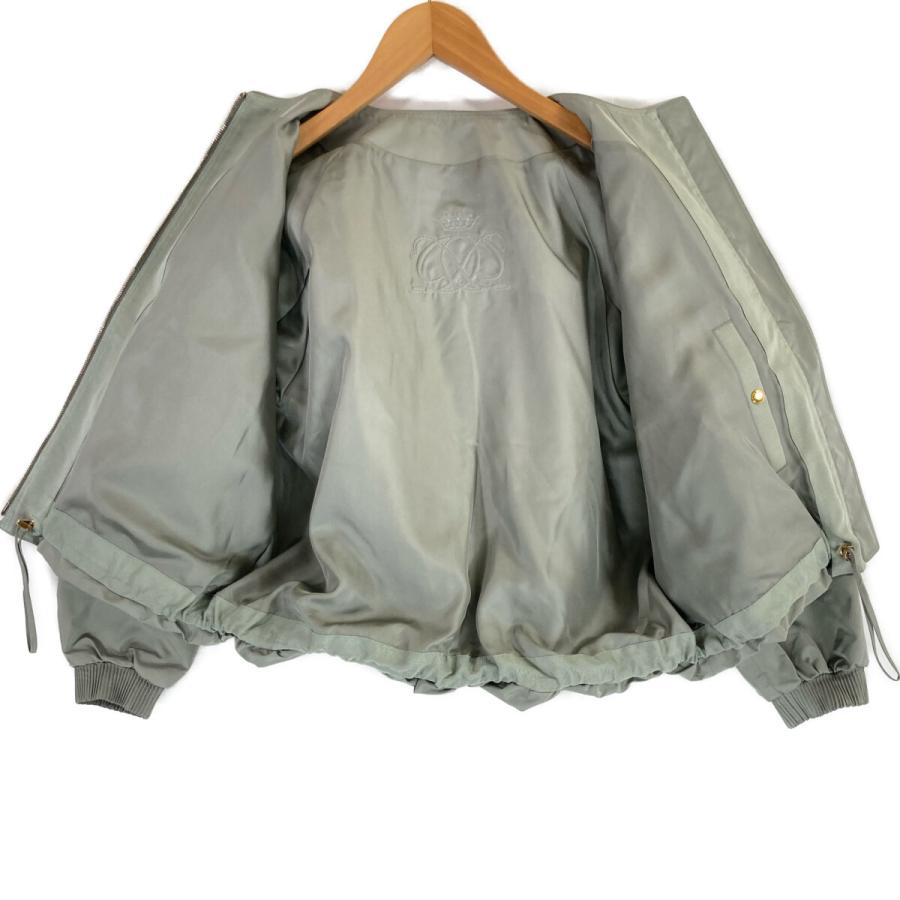 Drawer ドゥロワー 23AW グレー ノーカラージップブルゾン グレー 36 