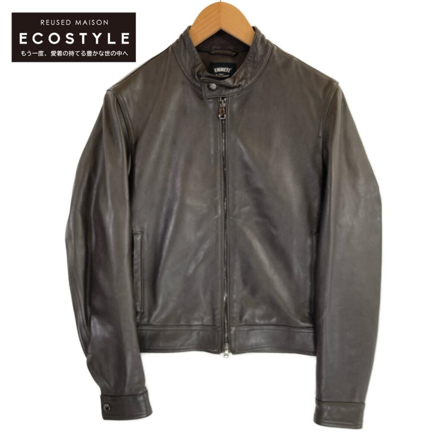 EMMETI エンメティ シングルライダースジャケット GIAPPONE-078 EMMETI エンメティー GIAPPONE-078 JURI ラムスキン ライダース