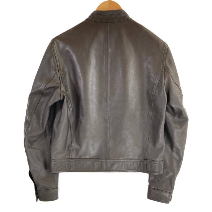 美品✨EMMETI JURI シングルライダースジャケット ブラウン 48 L 楽天市場】エンメティ EMMETI シングルライダースジャケット メンズ