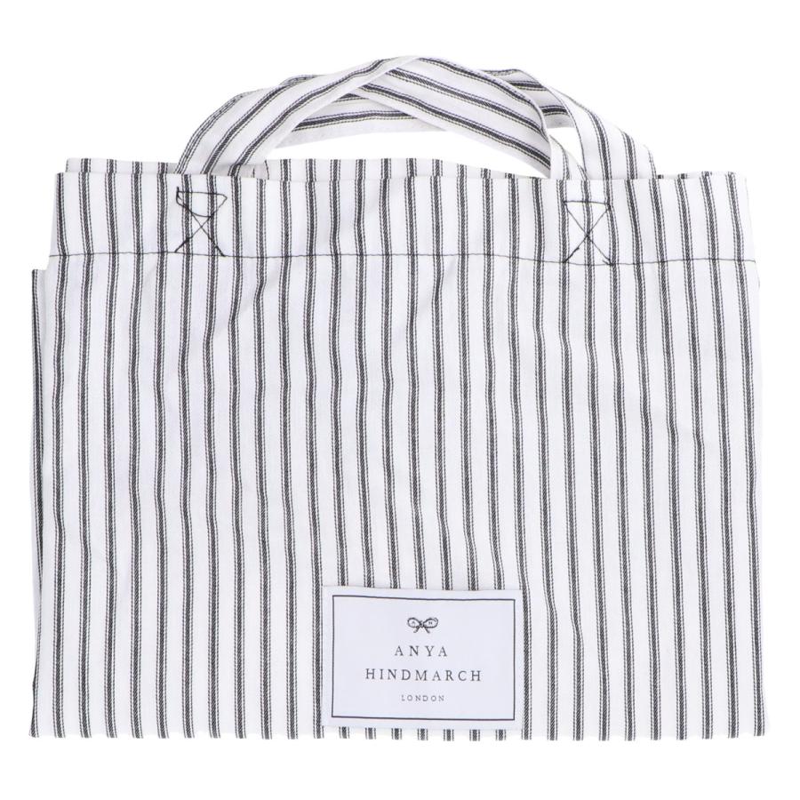 美品 Anya Hindmarch EBURY MAXI FEATHERWEIGHT SLOW DOWN イーブリー 