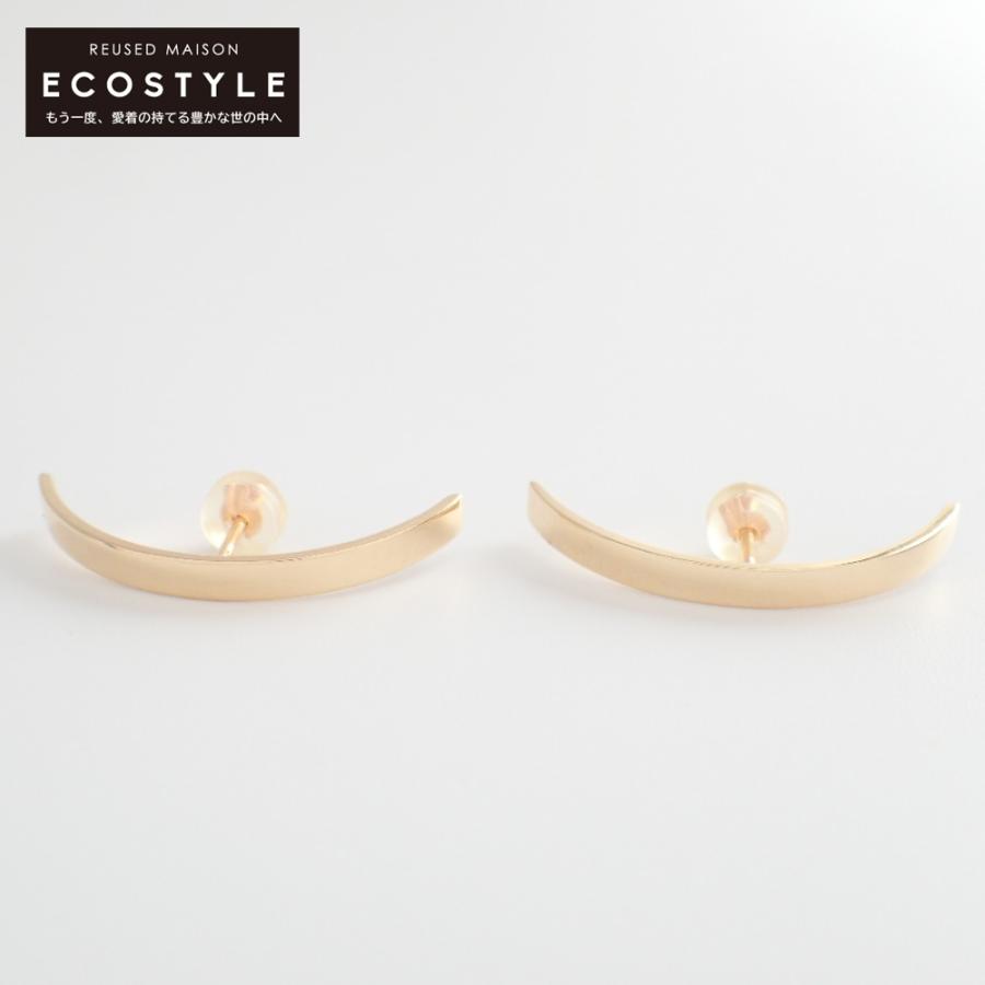 美品 Hirotaka ヒロタカ BW02KME K10 Bow ボウ ピアス 計2点 イエロー  