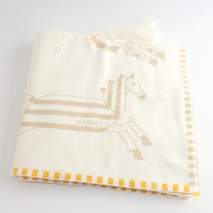 新品未使用 HERMES エルメス H103589M Epopee blanket エポペ おくるみ