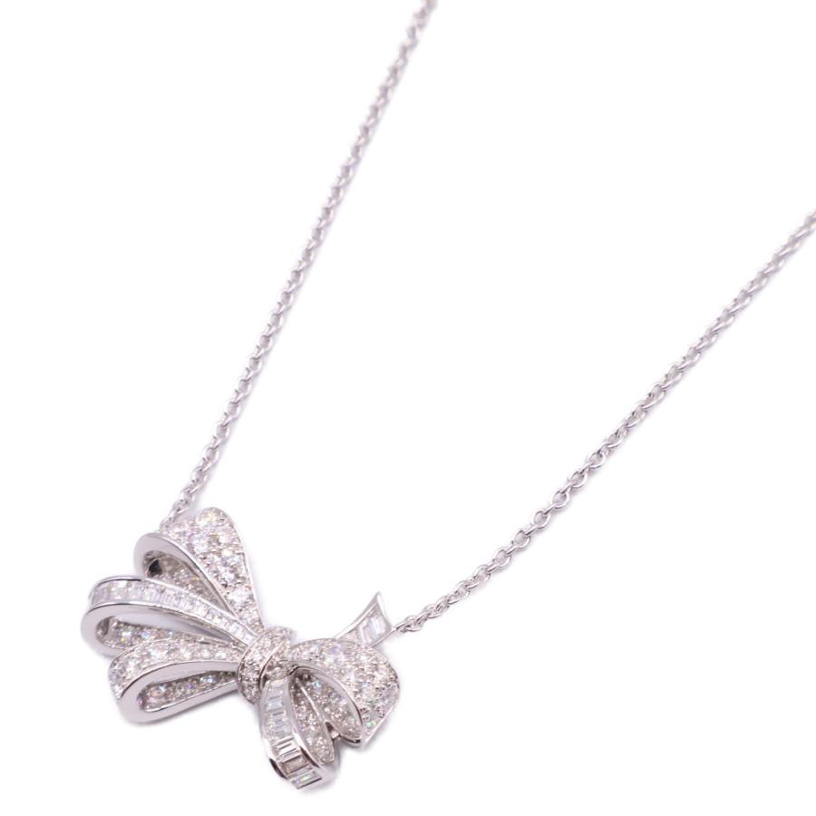 新品同様/ GRAFF グラフ RGP564 750WG ティルダズ ボウ ダイヤモンド