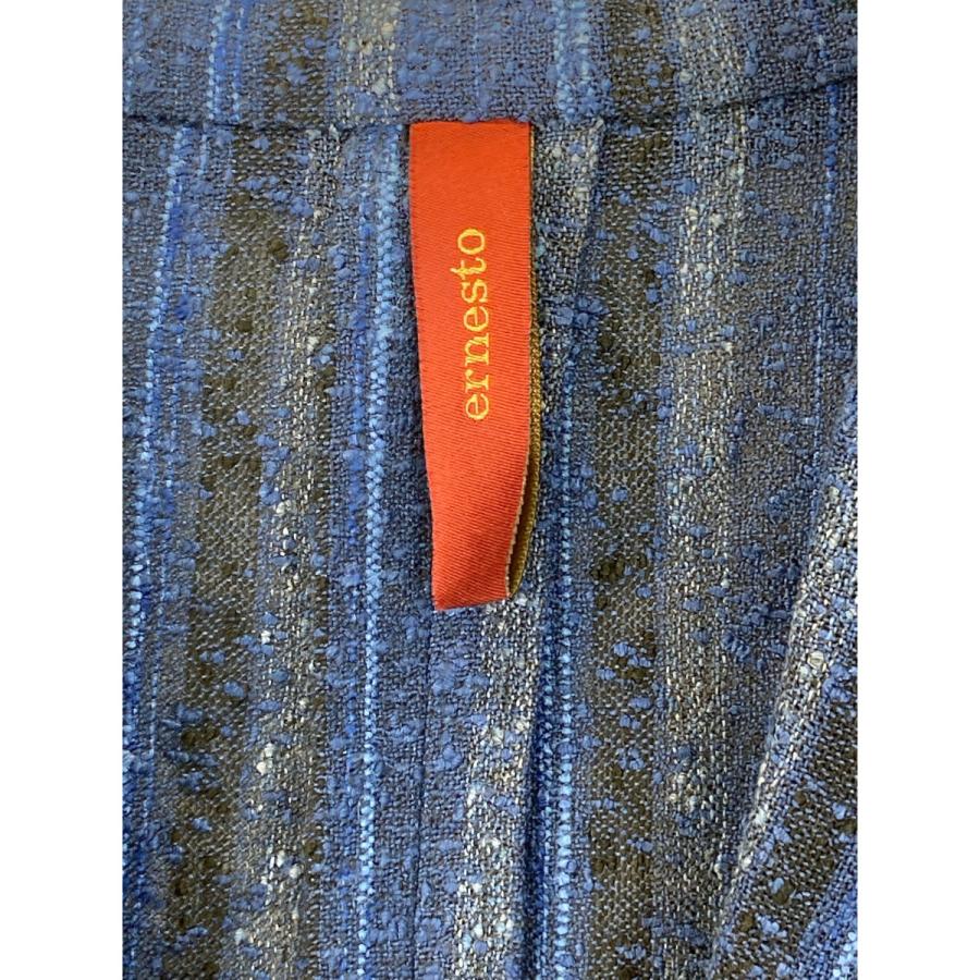 ernesto エルネスト CV251311 ネイビー ストライプ リネン サマー