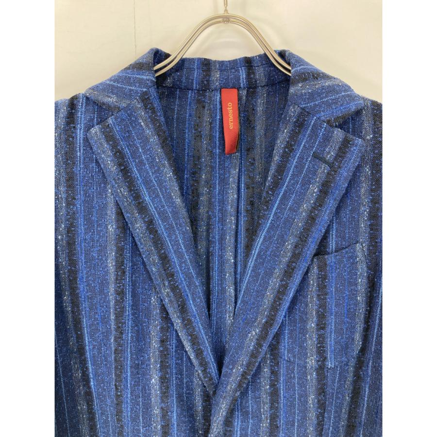 ernesto エルネスト CV251311 ネイビー ストライプ リネン サマー