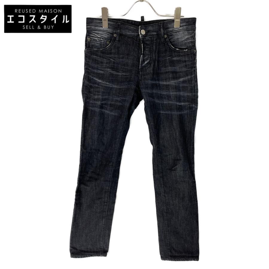DSQUARED2 ディースクエアード S74LA0577 ブラック ストレッチデニム  
