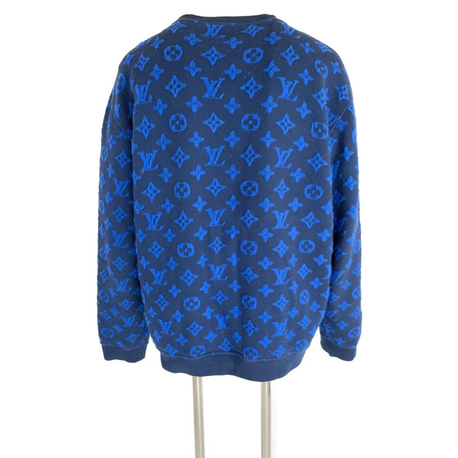 ルイヴィトン サイズ:L  RM192M NPN HHY14W フルモノグラムジャカードクルーネックスウェット 中古 OM10 国内正規/ LOUIS VUITTON ルイヴィトン RM192M NPN HHY14W フル