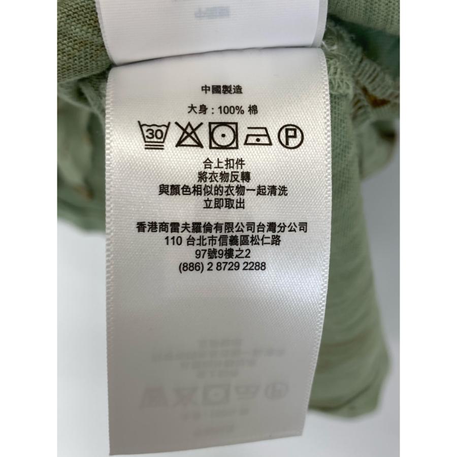 RRL ダブルアールエル ホースプリント ジャージーポロシャツ グリーン  