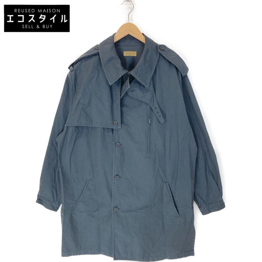 Yohji Yamamoto POUR HOMME HJ-Y05-509 23AW NAVY YARN DYED GABARDINE 