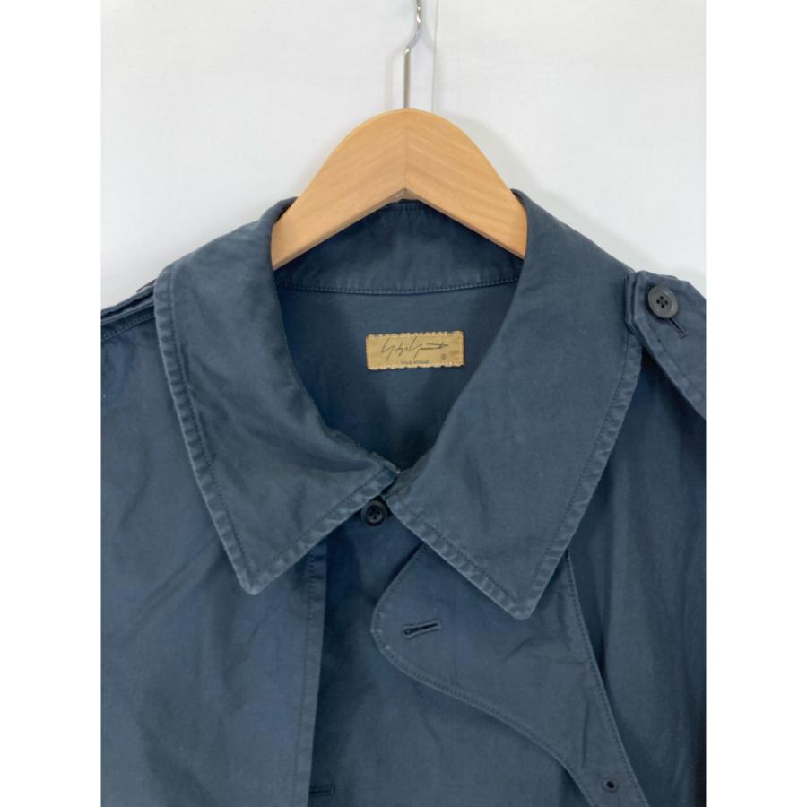 Yohji Yamamoto POUR HOMME HJ-Y05-509 23AW NAVY YARN DYED GABARDINE