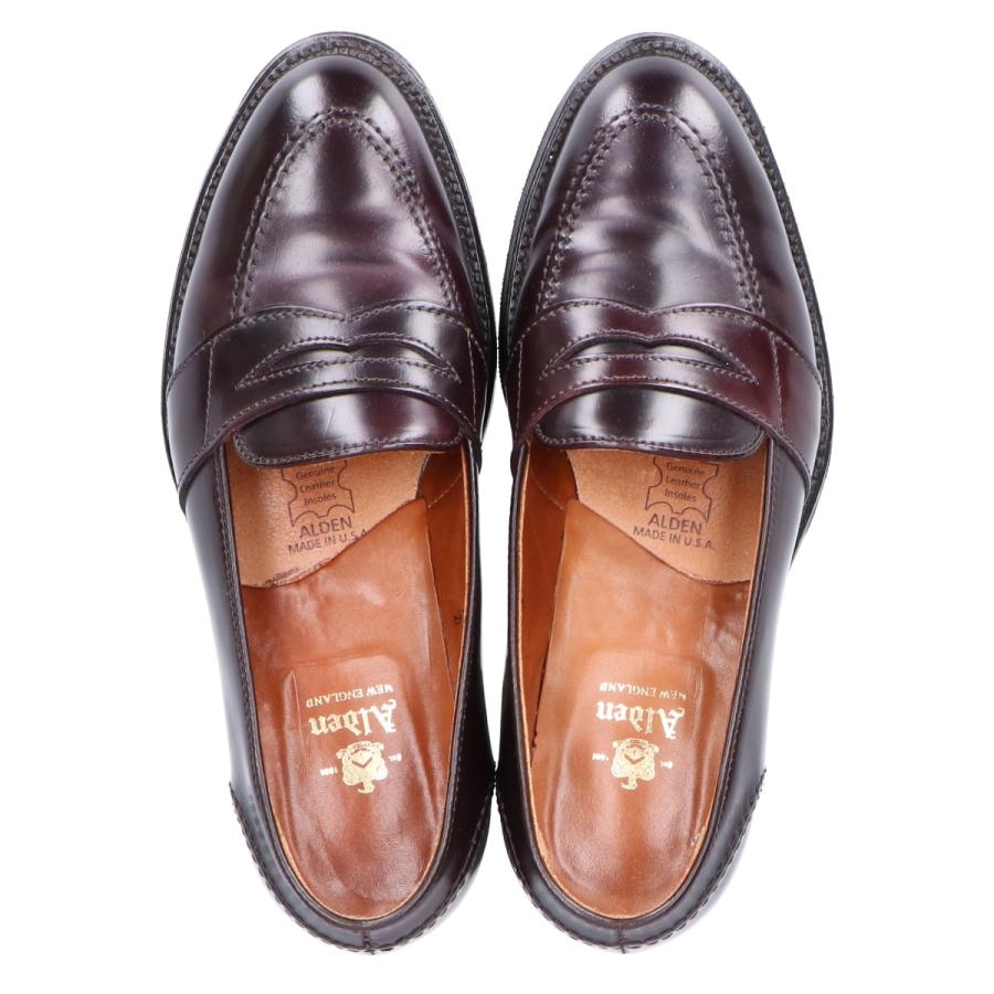 ALDEN 美品 Alden オールデン 684 FULL STRAP コードバン ペニー ALDEN 美品 Alden オールデン 684 FULL STRAP コードバン ペニー