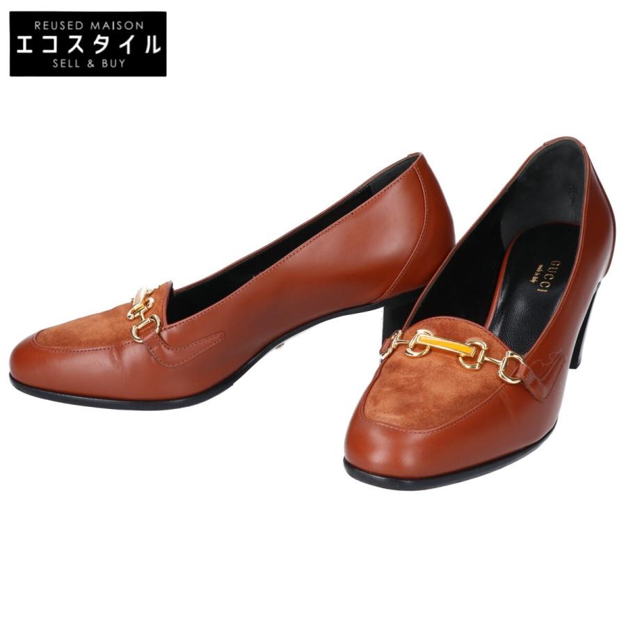 GUCCI 新品同様 グッチ 616621 1T410 2834 ホースビット スエード 