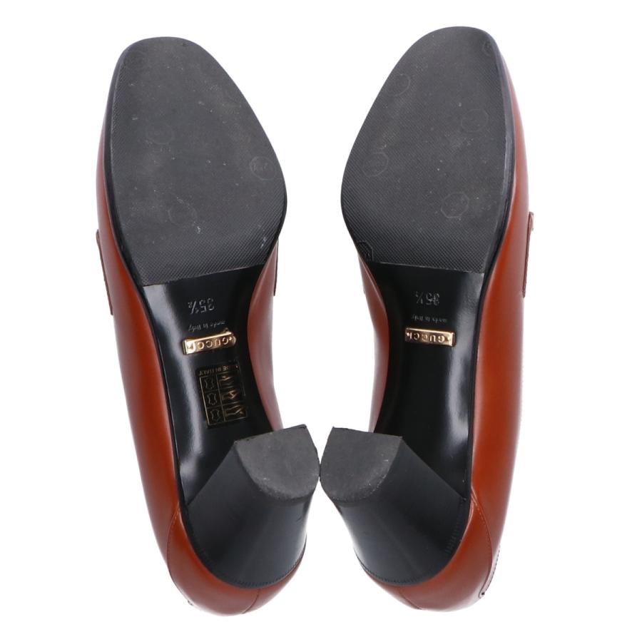 gucci グッチ パンプス ホースビット ブラウン 35