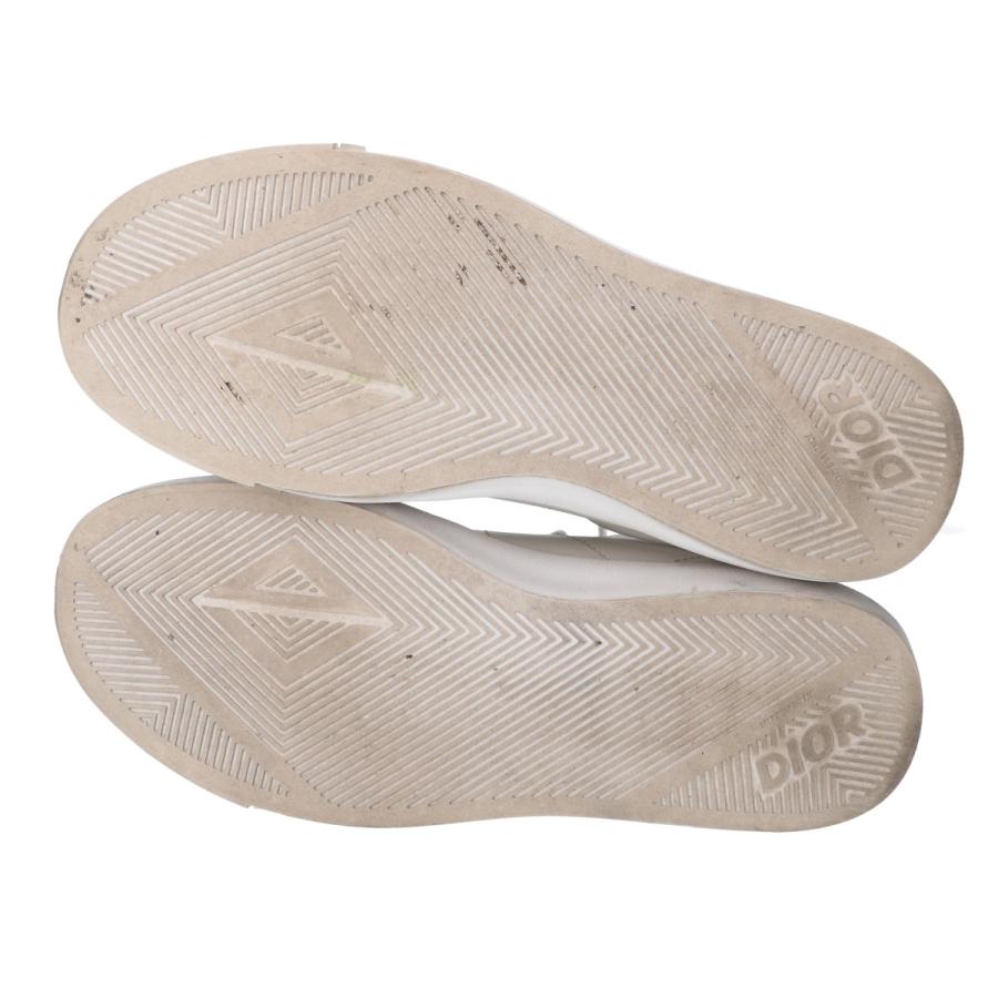 DIOR B101 スニーカー スムースカーフスキン＆ヌバックホワイト44