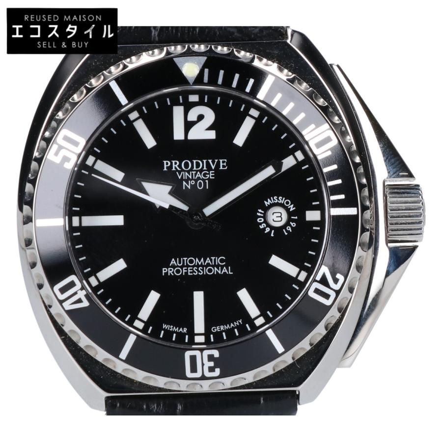 新品同様 PRODIVE プロダイブ VINTAGE No.01 デイト ドイツ ダイバーズ 