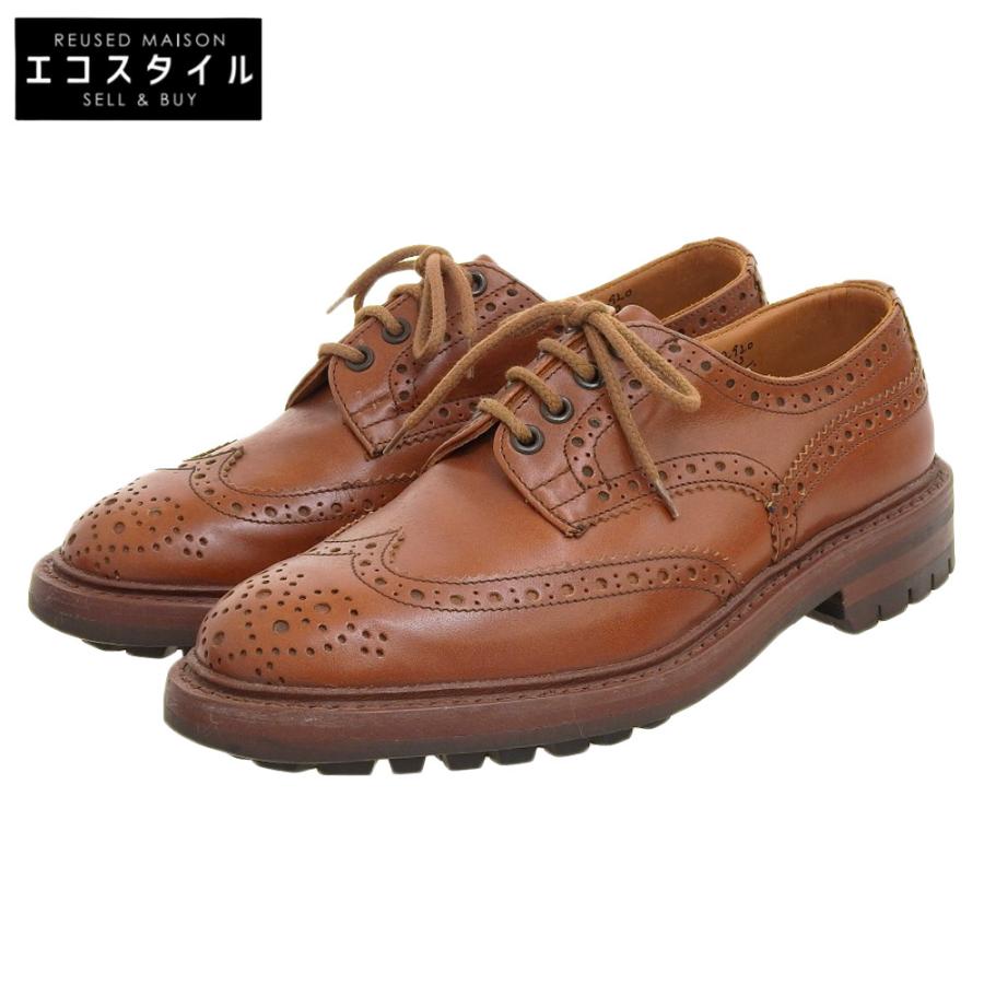 美品】トリッカーズ バートン ウィングチップシューズ ブラウン