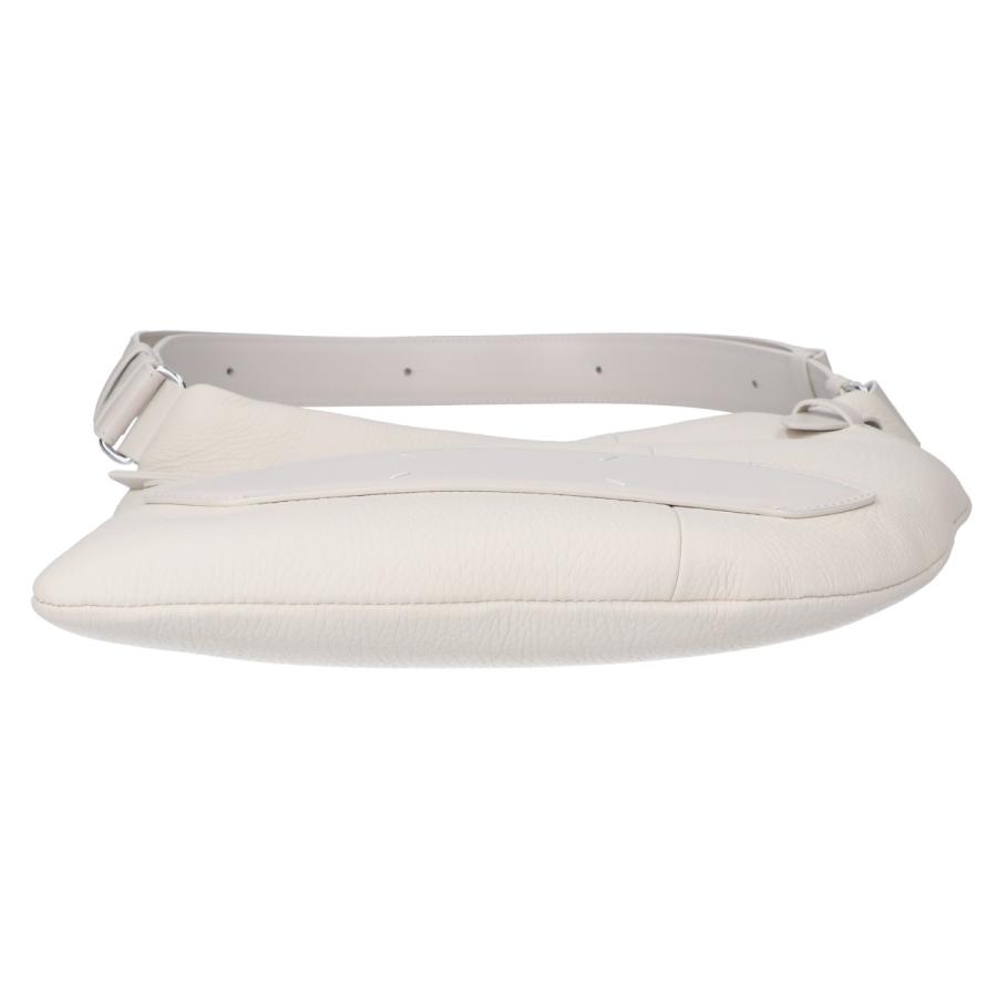 Maison Margiela / ショルダーバッグ/レザーホワイト/無地/SB1WG0017// 新品同様/ Maison Margiela メゾンマルジェラ SB1WG0017 5AC サドル