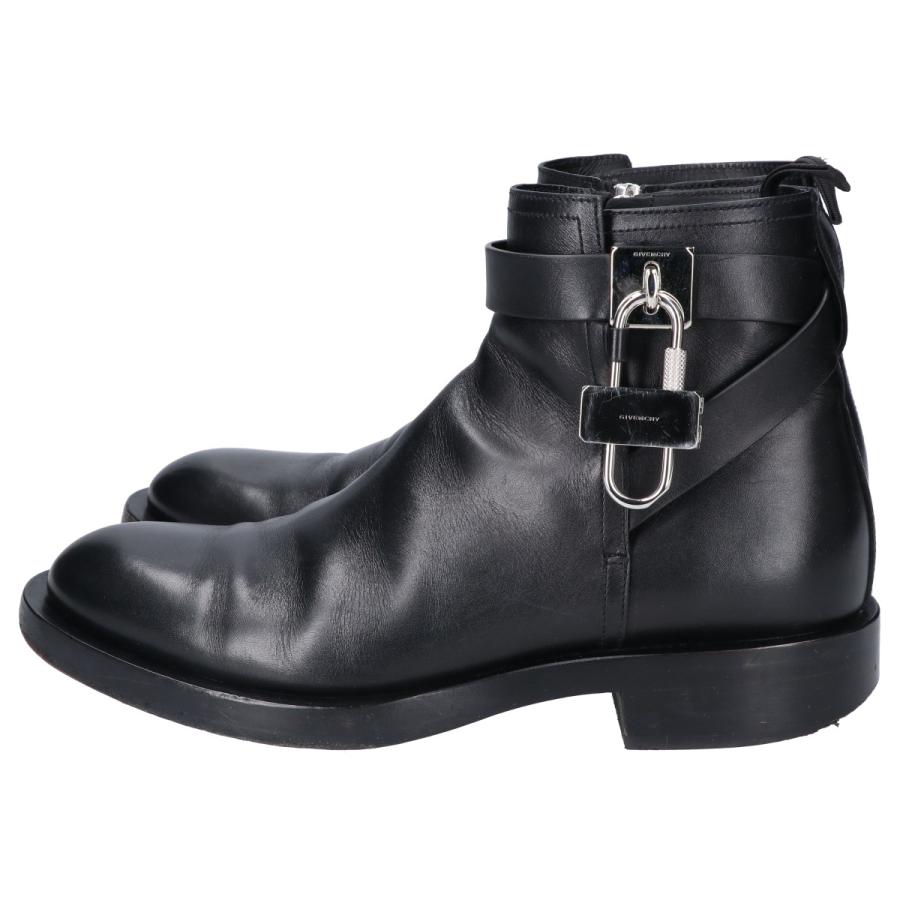 GIVENCHY ジバンシィ BH6031H0VL 001 レザー パドロック アンクル