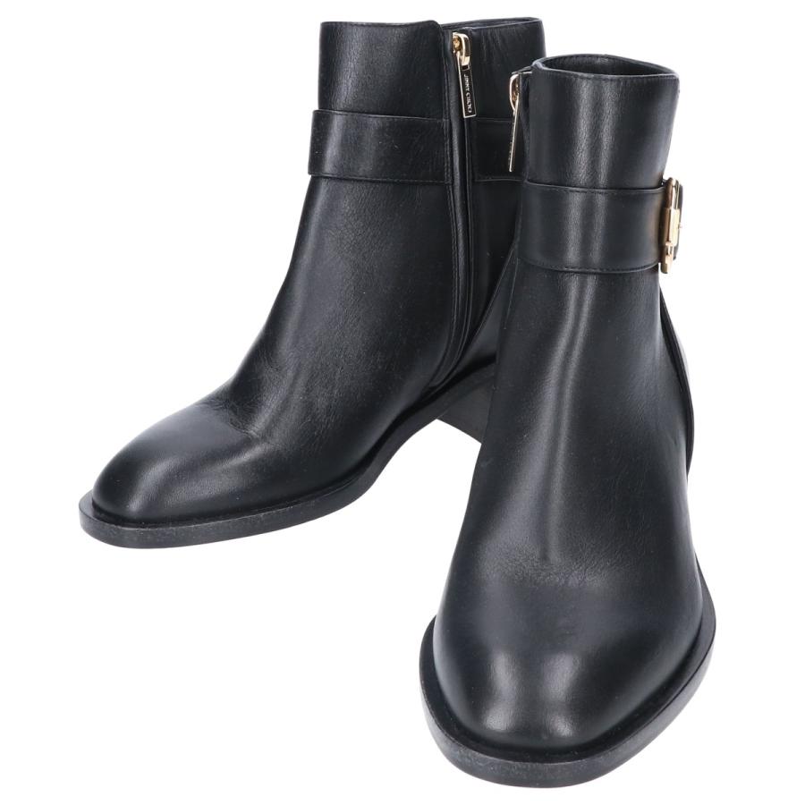 新品同様 JIMMY CHOO ジミーチュウ Clarice 45 レザー サイド
