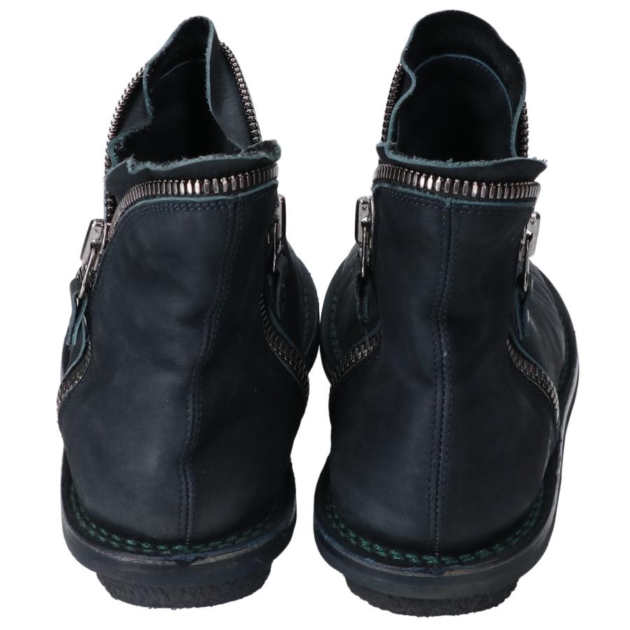 希少モデル✨trippen Diesel Wサイドジップ　ショートブーツ trippen（トリッペン） Diesel レザー サイドジップブーツ シューズ 40