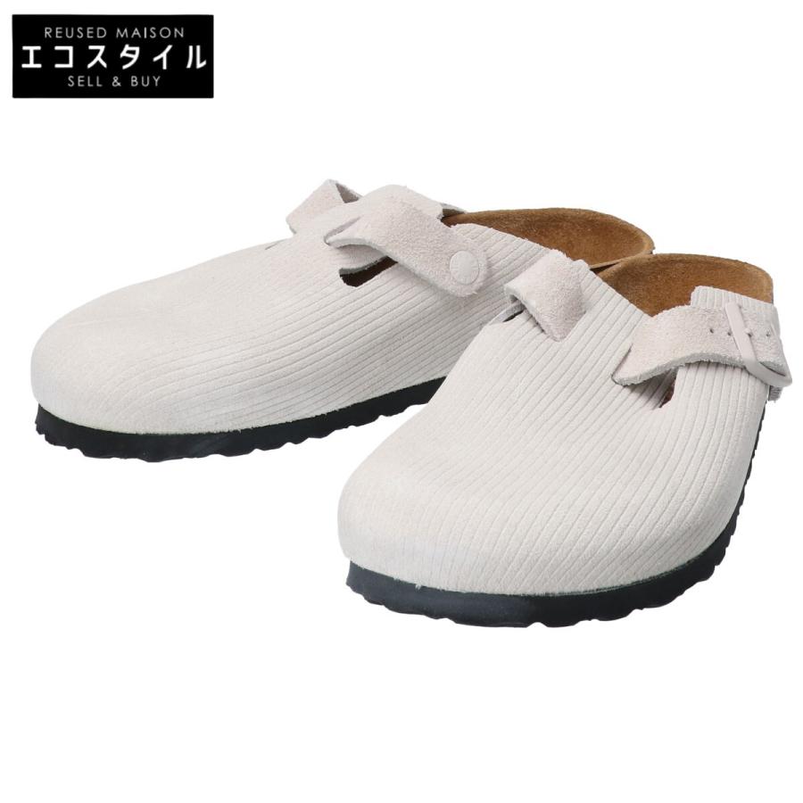 美品 BIRKENSTOCK ビルケンシュトック BOSTON CORDUROY SUEDE ボストン 
