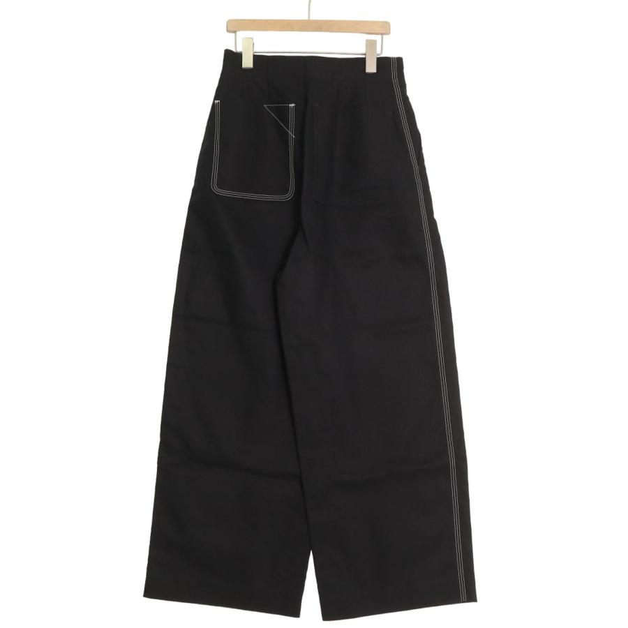 ENFOLD エンフォルド 24SS ブラック コントラストステッチ ENFOLD エンフォルド 24SS ブラック コントラストステッチ