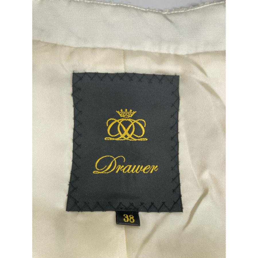 DRAWER ドゥロワー ポップ コーン ジレ アイボリー DRAWER ドゥロワー