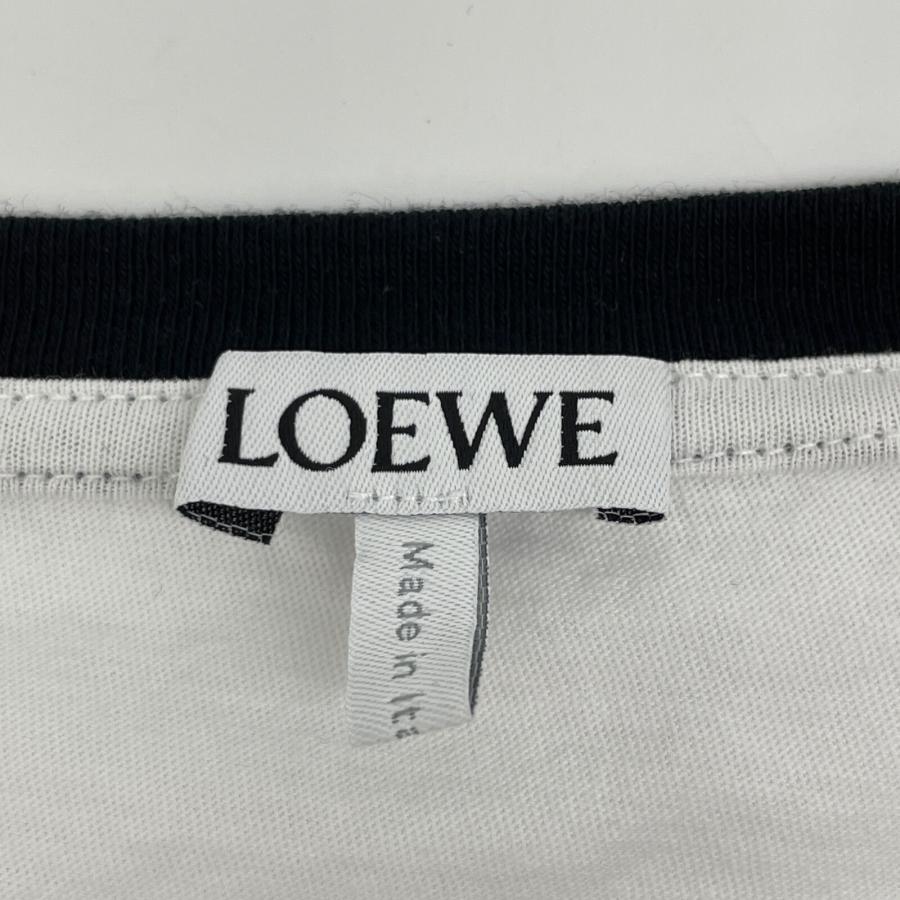 LOEWE ロエベ S359Y22X28 22SS アナグラムトリムTシャツ ホワイト S  