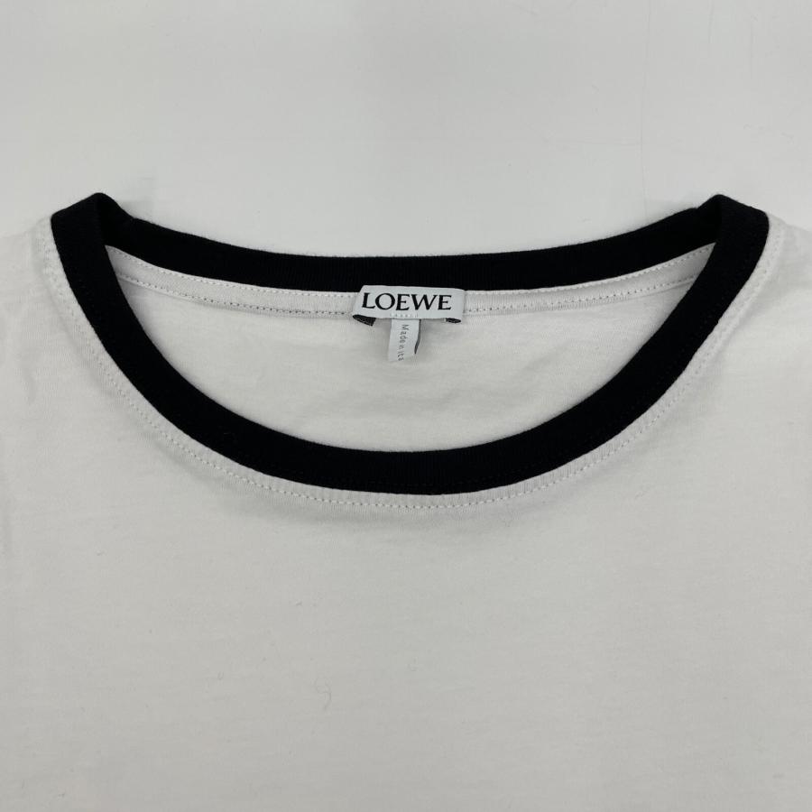 LOEWE ロエベ S359Y22X28 22SS アナグラムトリムTシャツ ホワイト S  
