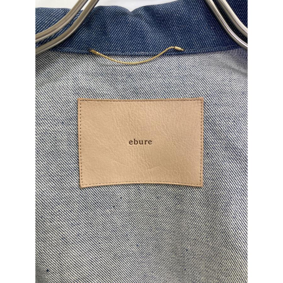 美品/ ebure エブール 3610400228 デニム ジャケット 36 ブルー