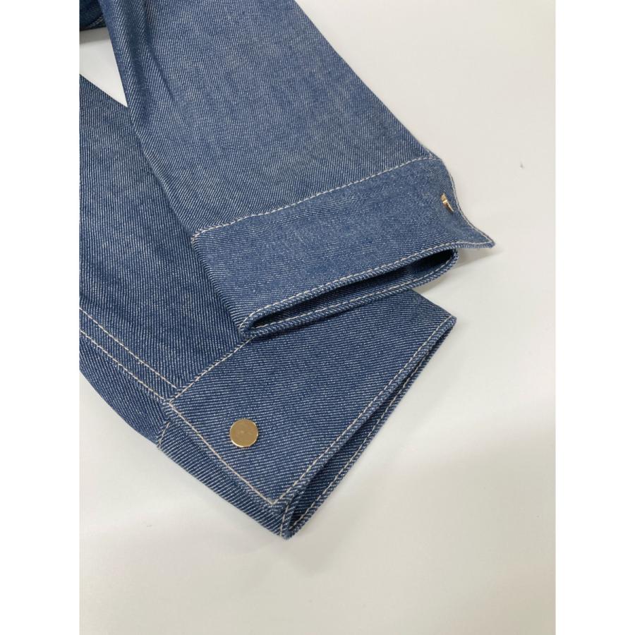 美品/ ebure エブール 3610400228 デニム ジャケット 36 ブルー