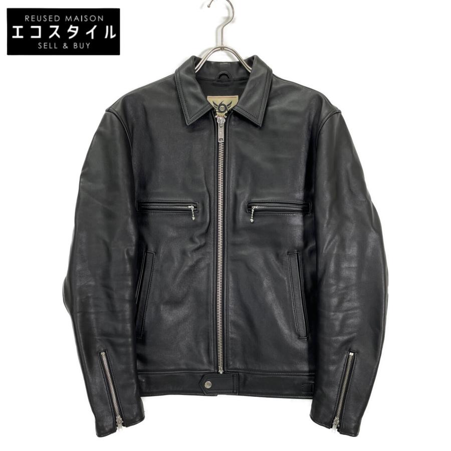 666 トリプルシックス シングルライダースジャケット 38