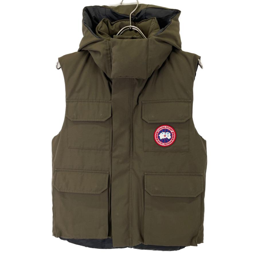   ハドソン　フード付きダウンベスト M CANADA GOOSE ハドソンフード付きダウンベスト M