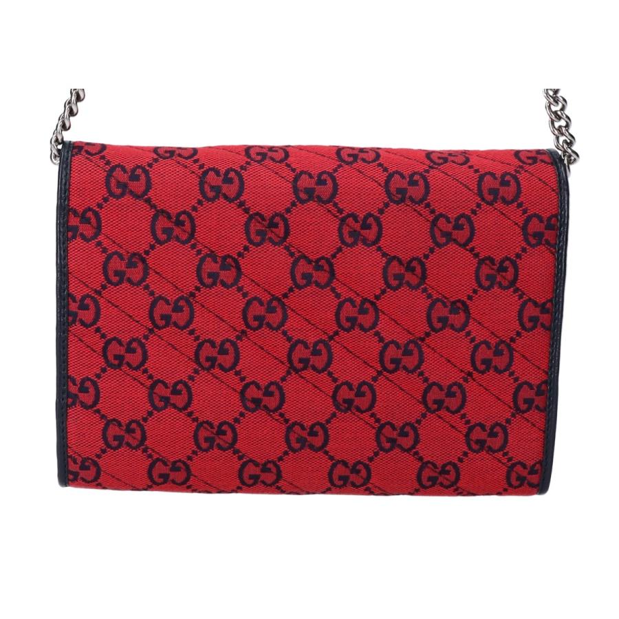 GUCCI 美品/ グッチ 661329 GGマーモント/GGキャンバス チェーン  