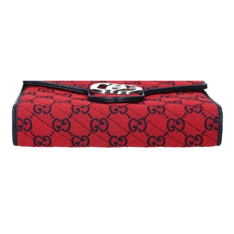 GUCCI 美品/ グッチ 661329 GGマーモント/GGキャンバス チェーン  