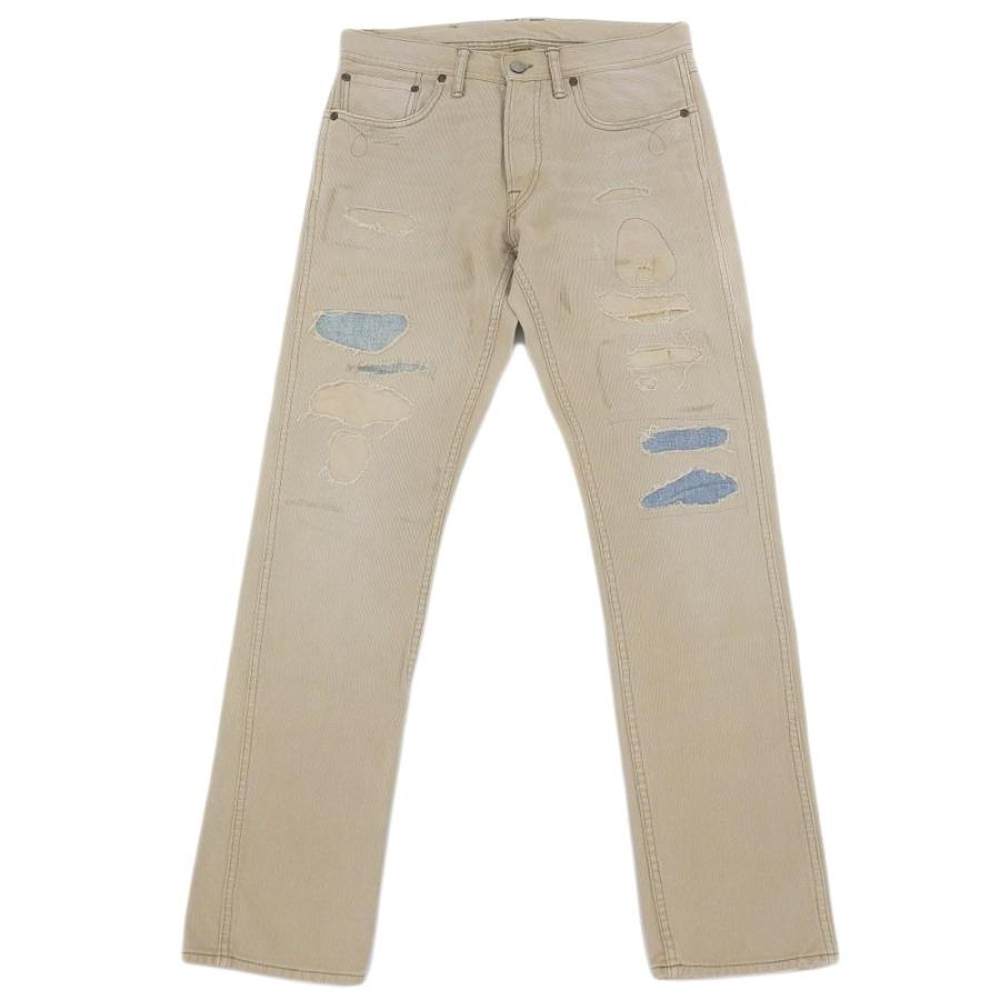 RRL ダブルアールエル スリムフィット リメイクパッチ加工 ピケパンツ 