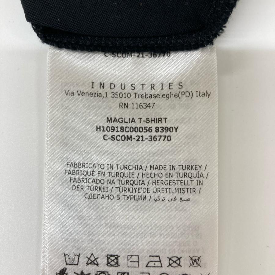 MONCLER モンクレール ブラック バックロゴ異素材ミックス クルー  