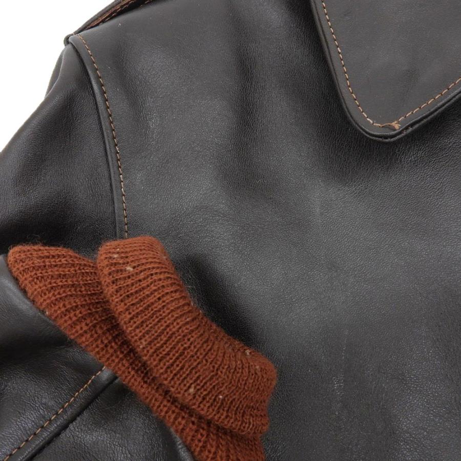 美品 THE FEW ザ フュー ROUGH WEAR実名復刻 A-2 赤リブ フライト