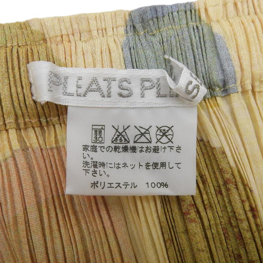 美品 PLEATS PLEASE プリーツプリーズ スカート レディース オレンジ系  